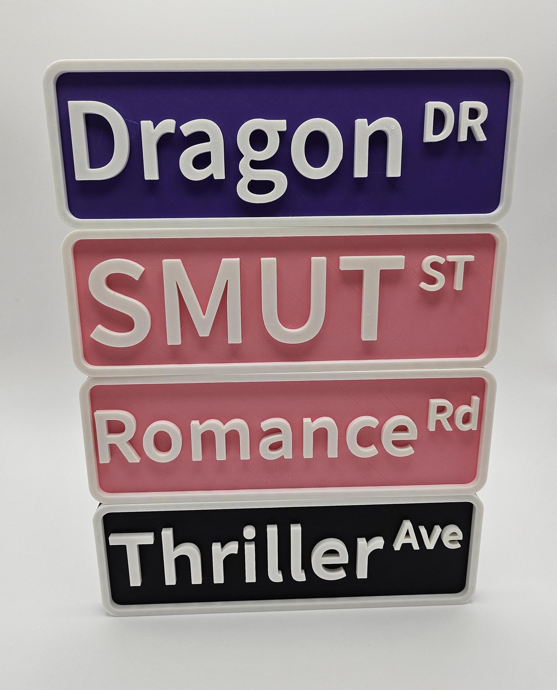 Custom Library Sign: 3D Printed Book Lover Decor