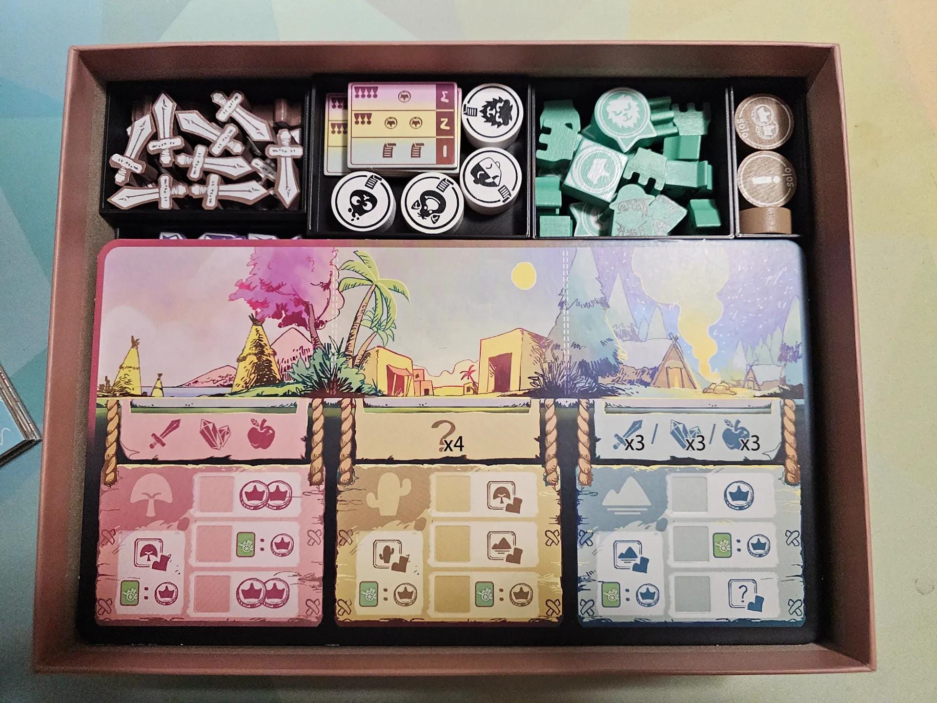 Explorers of Navoria Board Game Organizer / Insert
