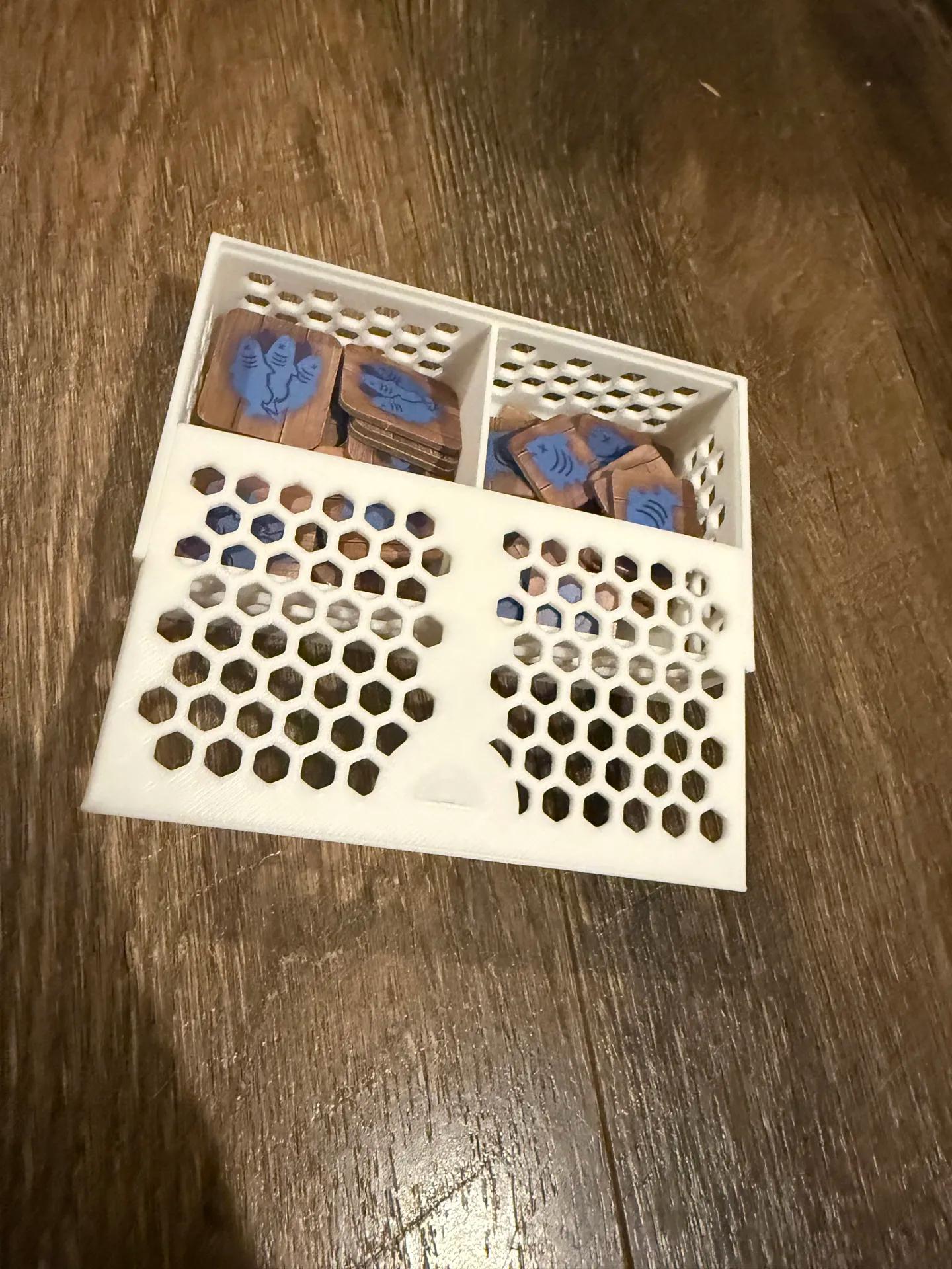 Isle of Cats + Late Arrivals Expansion Board Game Organizer and Insert