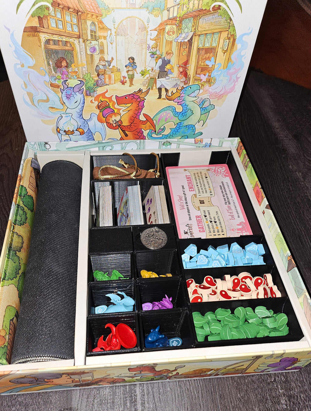 Flamecraft Board Game Insert and Organizer (etsy image id: 5854486073)