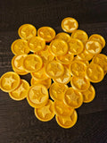3D Printed Star Coins: Gold Party Favors & Game Counters (etsy image id: 6193751715)