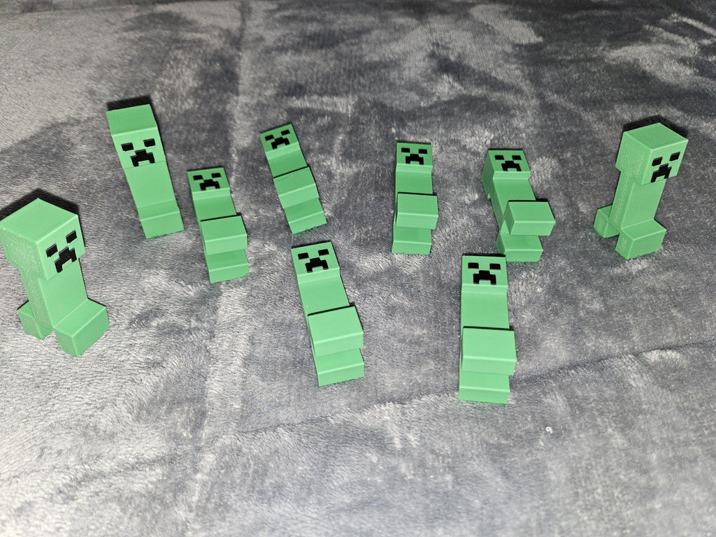 Creeper Party Decorations/Toys - Perfect for Cake Toppers or Party Bags! (etsy image id: 6202402274)