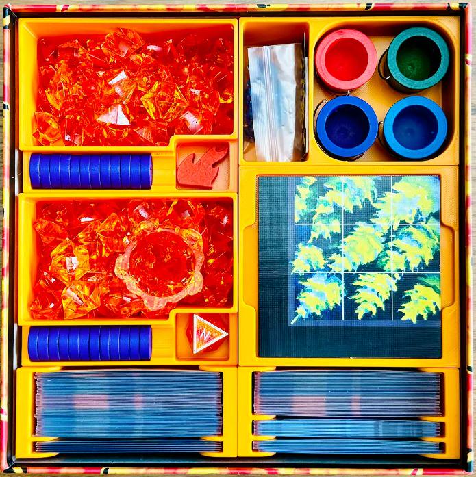 Fire Tower and Rising Flames Expansion Board Game Organizer and Insert (etsy image id: 6208952984)