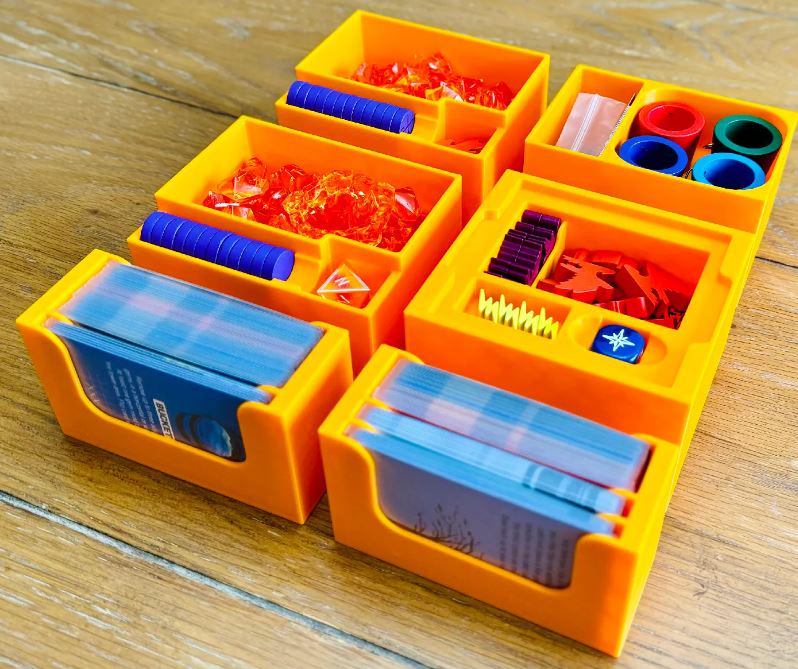 Fire Tower and Rising Flames Expansion Board Game Organizer and Insert (etsy image id: 6208952986)
