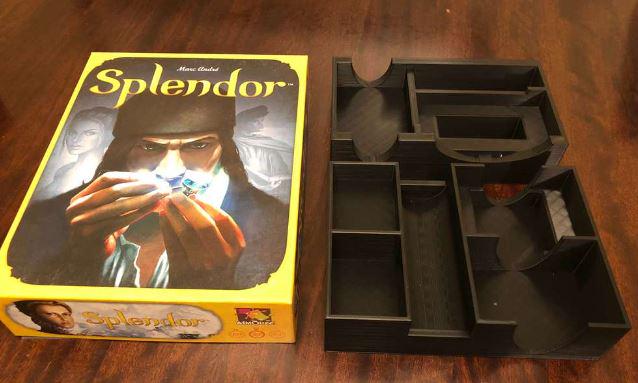 Splendor with Cities of Splendor expansion Organizer and Insert (etsy image id: 6209035426)