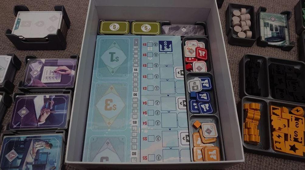 Salton Sea Board Game Organizer and Insert (etsy image id: 6219055014)
