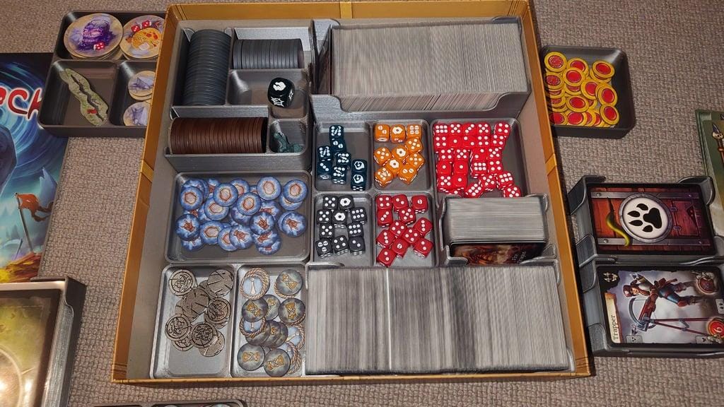 Assault on Doomrock - Ultimate Edition Boardgame Organizer and Insert (etsy image id: 6221099638)