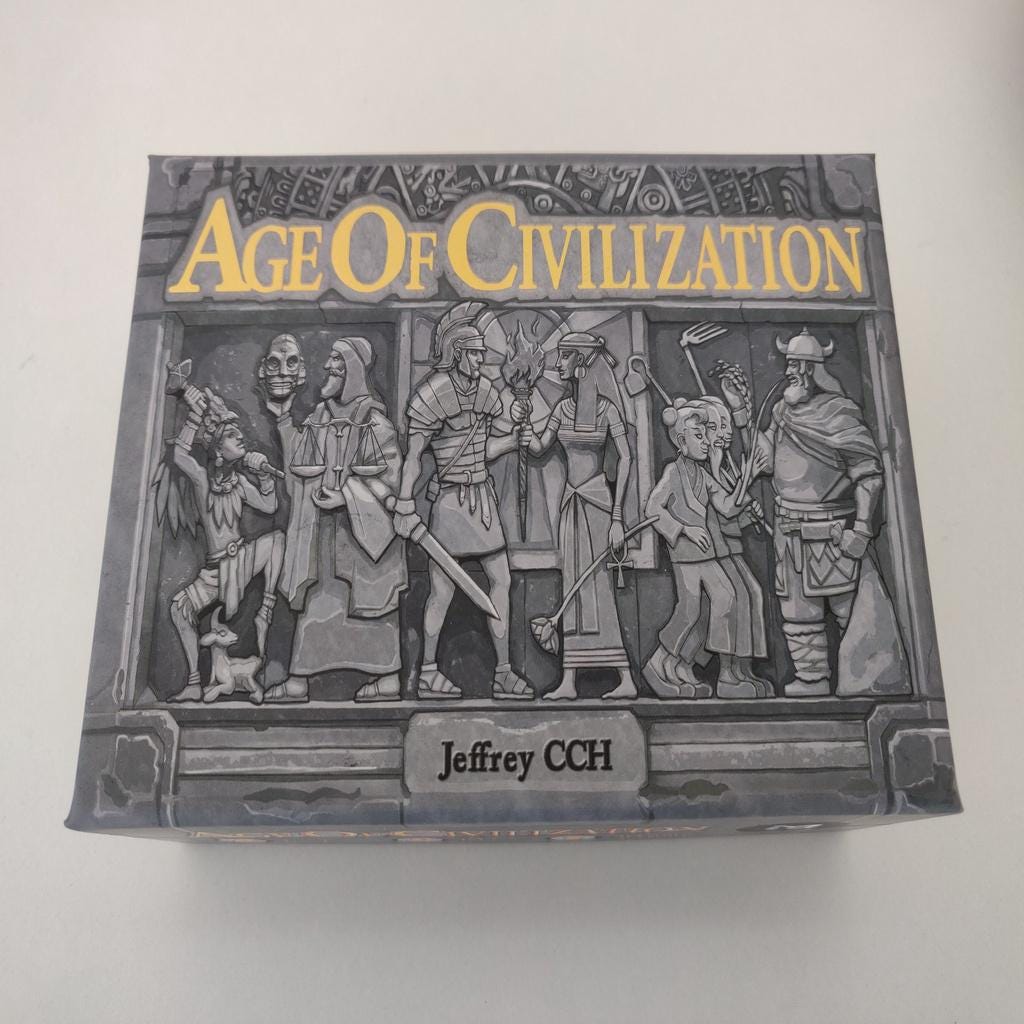 Age of Civilization Board Game Insert and Organizer (etsy image id: 6228460802)