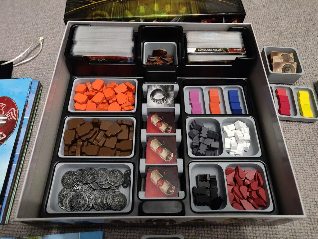 Raiders of the North Sea Collectors Edition Board Game Insert and Organizer (etsy image id: 6228501430)