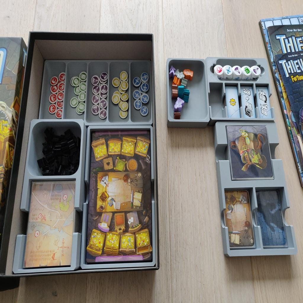 Thieves Den Board Game Insert and Organizer (etsy image id: 6228511718)
