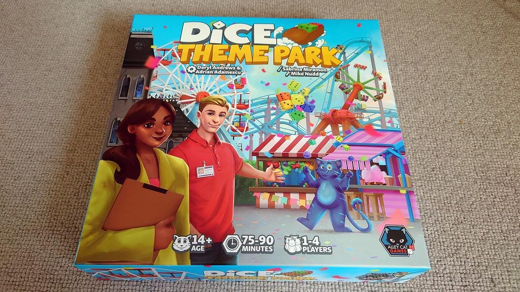 Dice Theme Park Kickstarter Insert and Organizer (etsy image id: 6228578538)