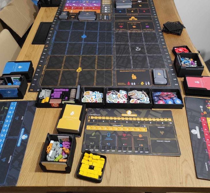 Hegemony plus Expansions Board Game Organizer and Insert / Crisis & Control - Historical Events Expansions (etsy image id: 6235418208)