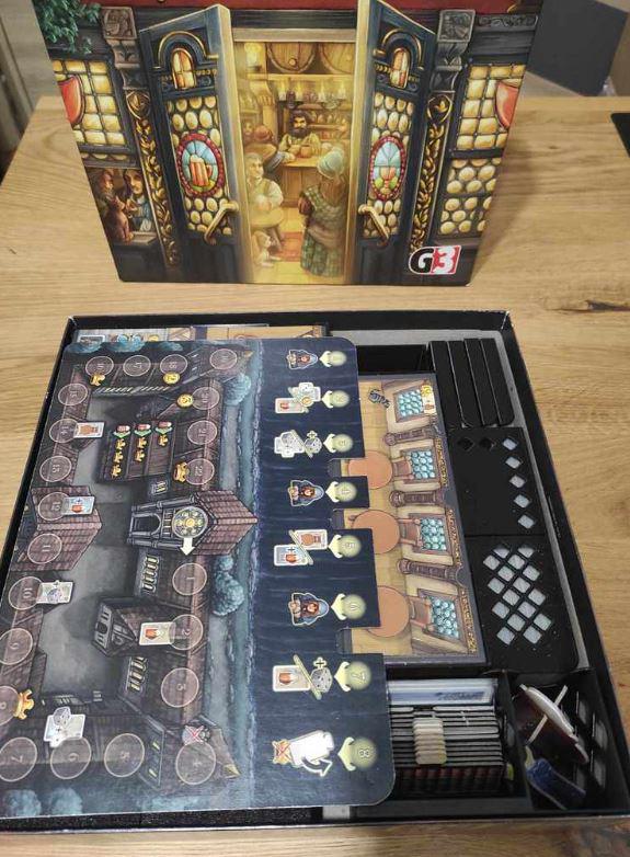 Taverns of Tiefenthal Board Game Organizer and Insert + Player Boards + Open Doors expansion (etsy image id: 6235746730)