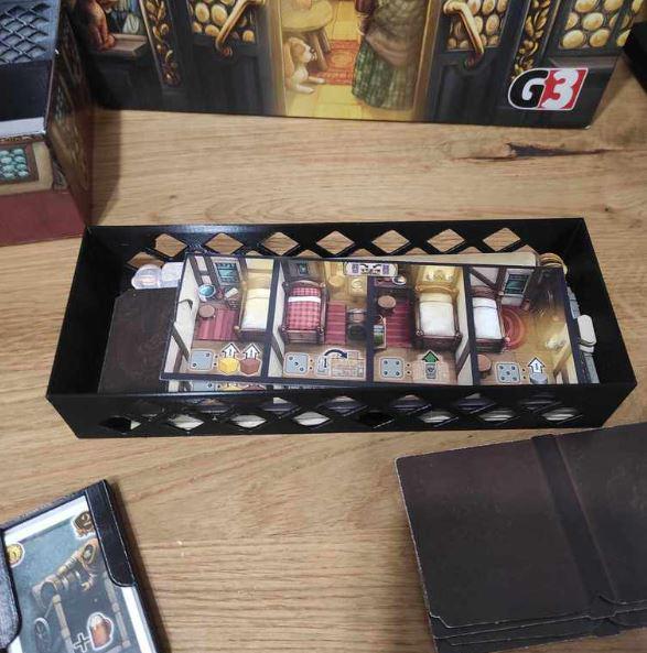 Taverns of Tiefenthal Board Game Organizer and Insert + Player Boards + Open Doors expansion (etsy image id: 6235746740)