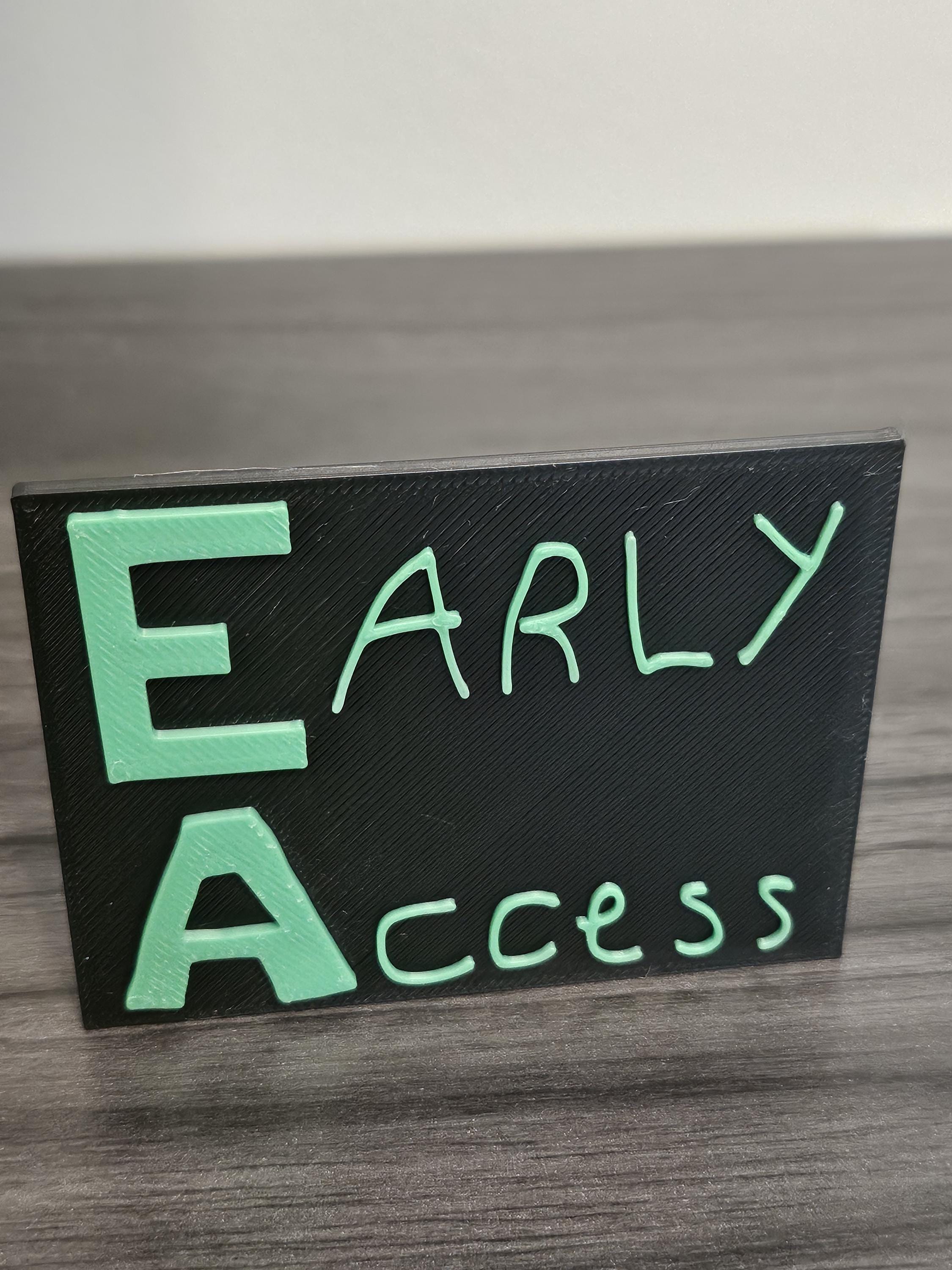 Early Access Badge With or Without Keychain - Gorilla Tag VR Game Oculus Rift (etsy image id: 6240977794)