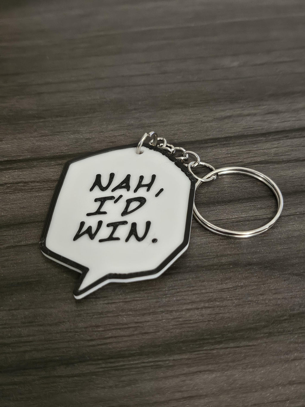 Jujutsu Kaisen Gojo Satoru Manga JJK - Nah I'd Win Speech Bubble Keychain (etsy image id: 6241093654)