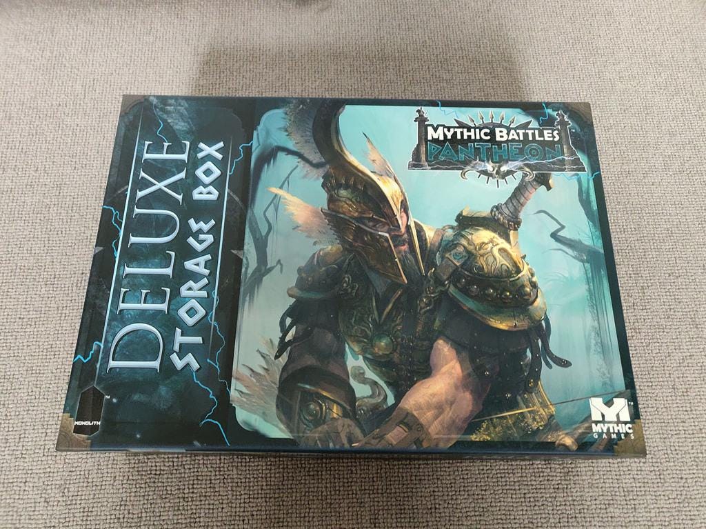 Mythic Battles: Pantheon - Deluxe Storage Box Board Game Organizer and Insert (etsy image id: 6252565528)