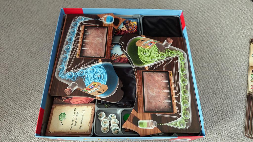 Quacks of Quedlinburg + Herb Witches Expansion Board Game Organizer and Insert (etsy image id: 6252583204)