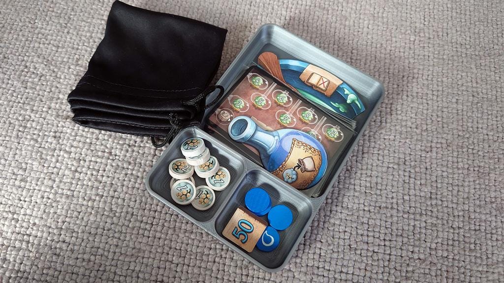 Quacks of Quedlinburg + Herb Witches Expansion Board Game Organizer and Insert (etsy image id: 6252583214)