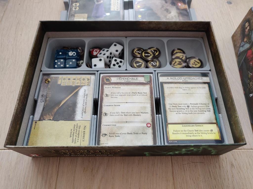 Legends Untold + Expansions Board Game Organizer and Insert (etsy image id: 6252595736)