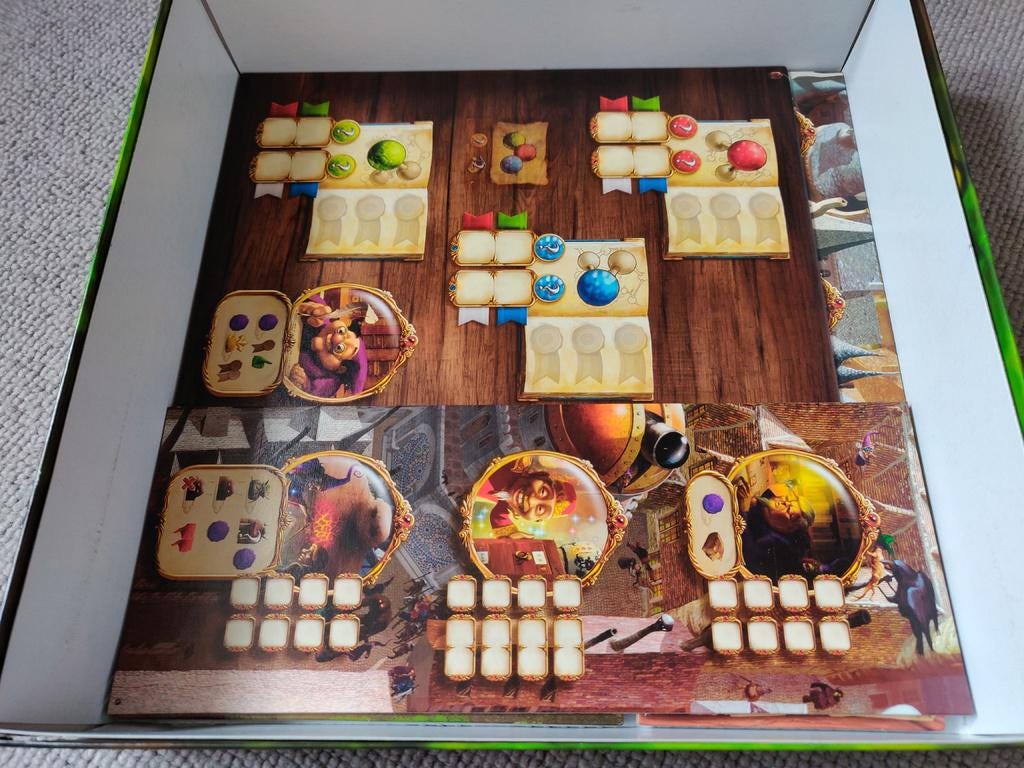 Alchemists + King's Golem Expansion Boardgame Organizer and Insert (etsy image id: 6252616770)