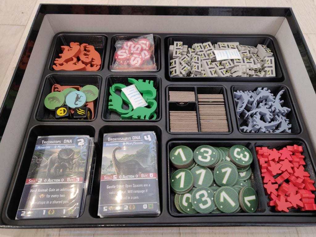 Dinogenics Board Game Insert and Organizer (etsy image id: 6252864518)