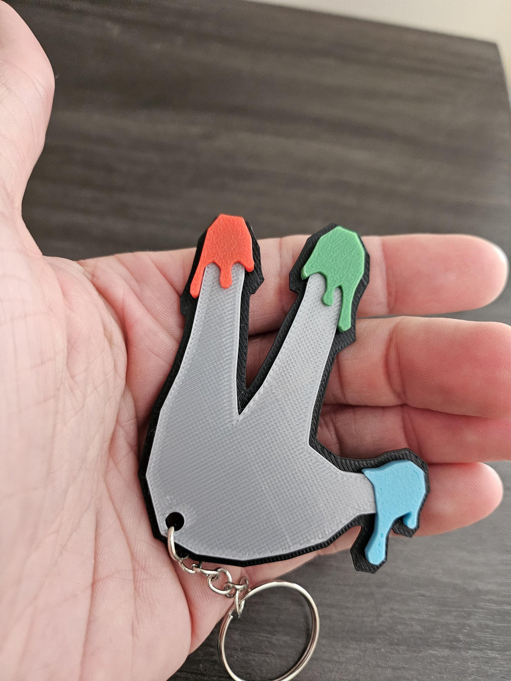 Finger Painter Badge Keychain - Gorilla Tag VR Game Oculus Rift (etsy image id: 6252880854)