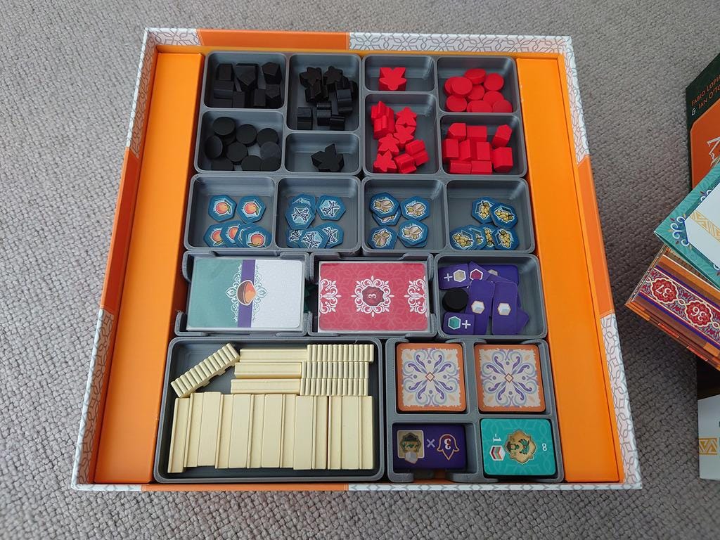 Merv: The Heart of the Silk Road Board Game Organizer and Insert (etsy image id: 6252997508)