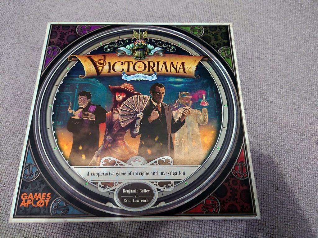 Victoriana + Ripper Returns Board Game Organizer and Insert (etsy image id: 6253007184)
