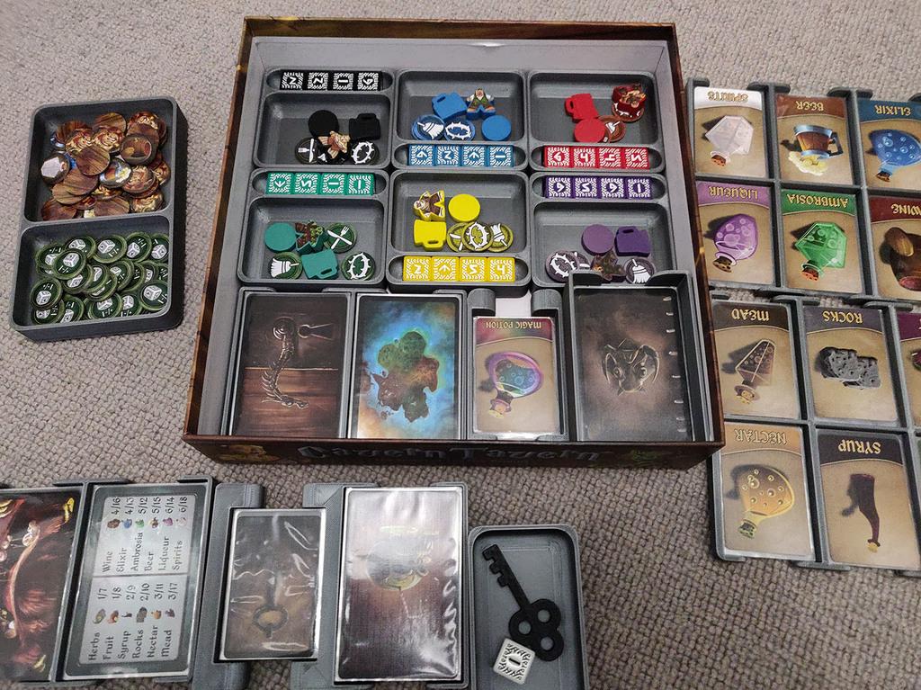 Cavern Tavern Board Game Organizer and Insert (etsy image id: 6254128546)
