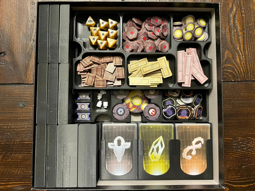 Star Wars Outer Rim + Unfinished Business Expansion Board Game Organizer and Insert (etsy image id: 6254214378)