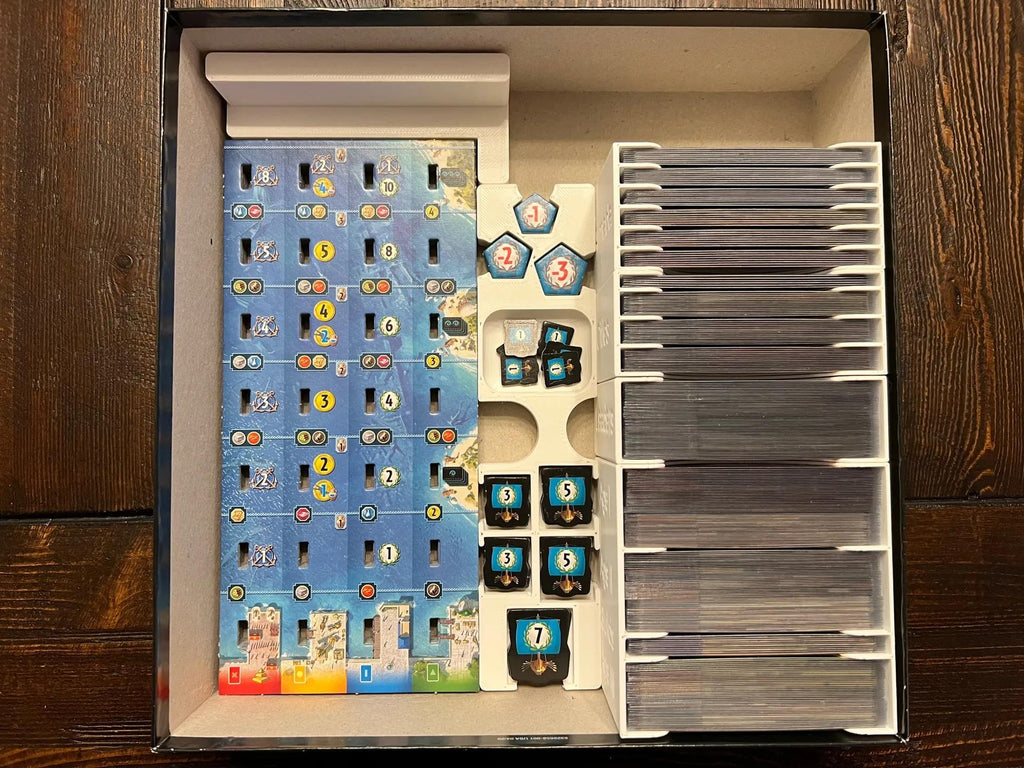 7 Wonders + Expansions Board Game Insert and Organizer (2nd Edition) (etsy image id: 6254296372)