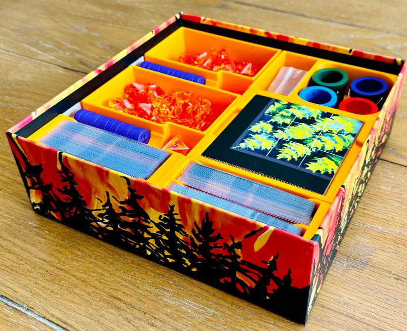 Fire Tower and Rising Flames Expansion Board Game Organizer and Insert (etsy image id: 6256977057)
