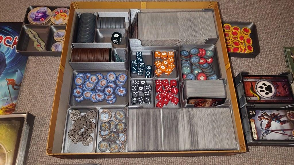 Assault on Doomrock - Ultimate Edition Boardgame Organizer and Insert (etsy image id: 6269140131)
