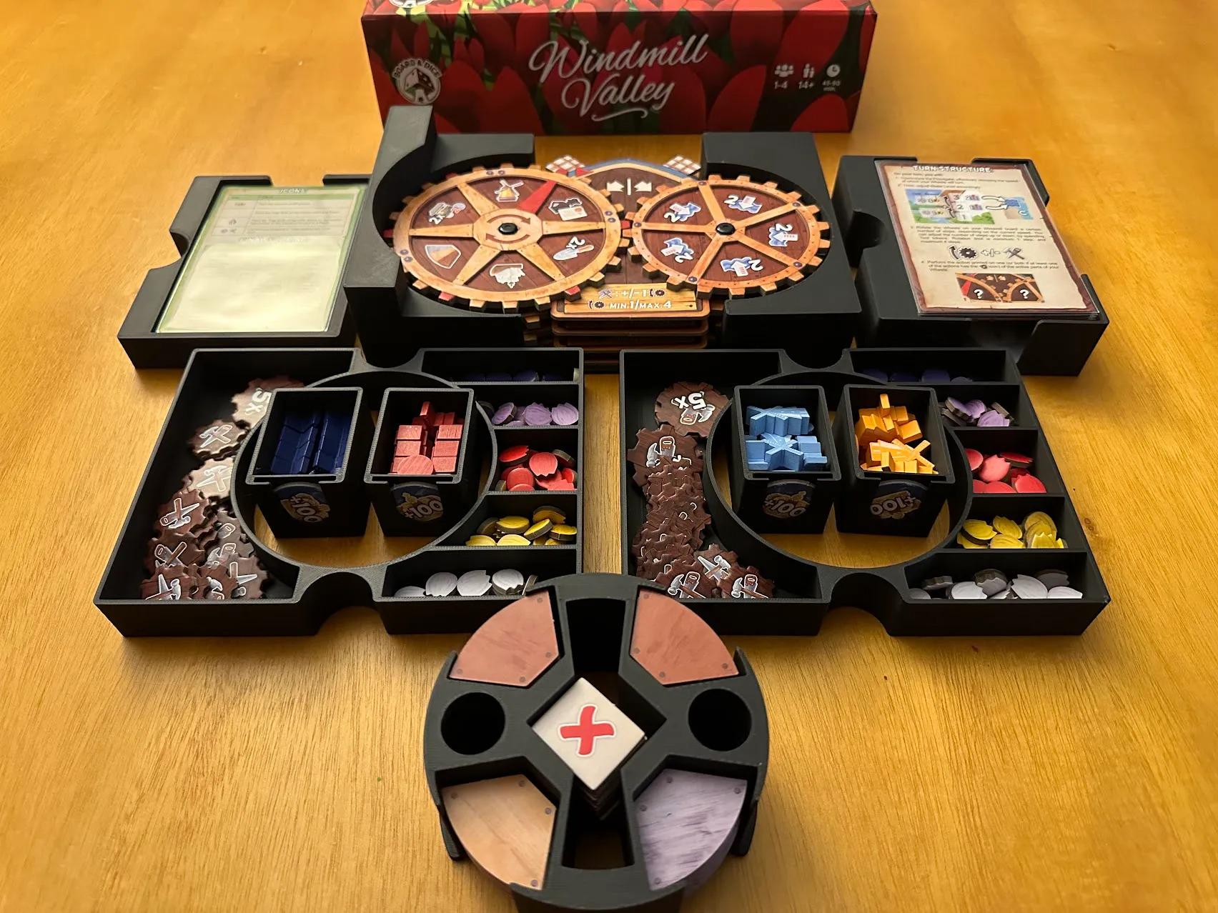 Windmill Valley Board Game Organizer and Insert (etsy image id: 6271772746)