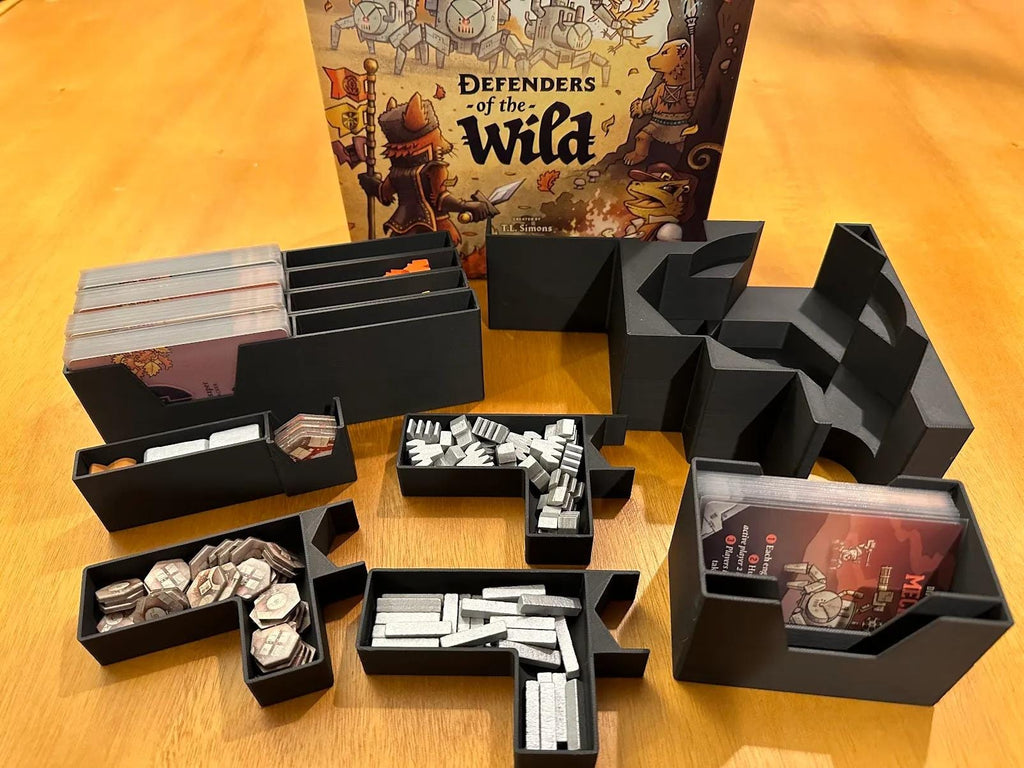 Defenders of the Wild Board Game Organizer and Insert (etsy image id: 6271781590)