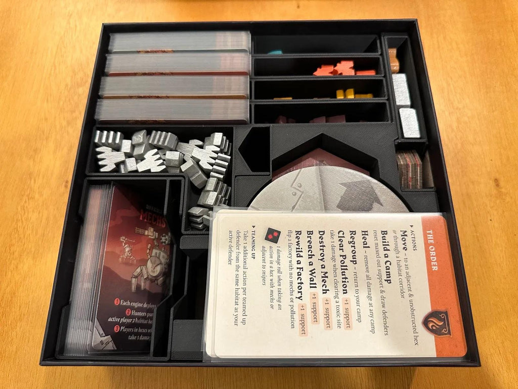 Defenders of the Wild Board Game Organizer and Insert (etsy image id: 6271781624)