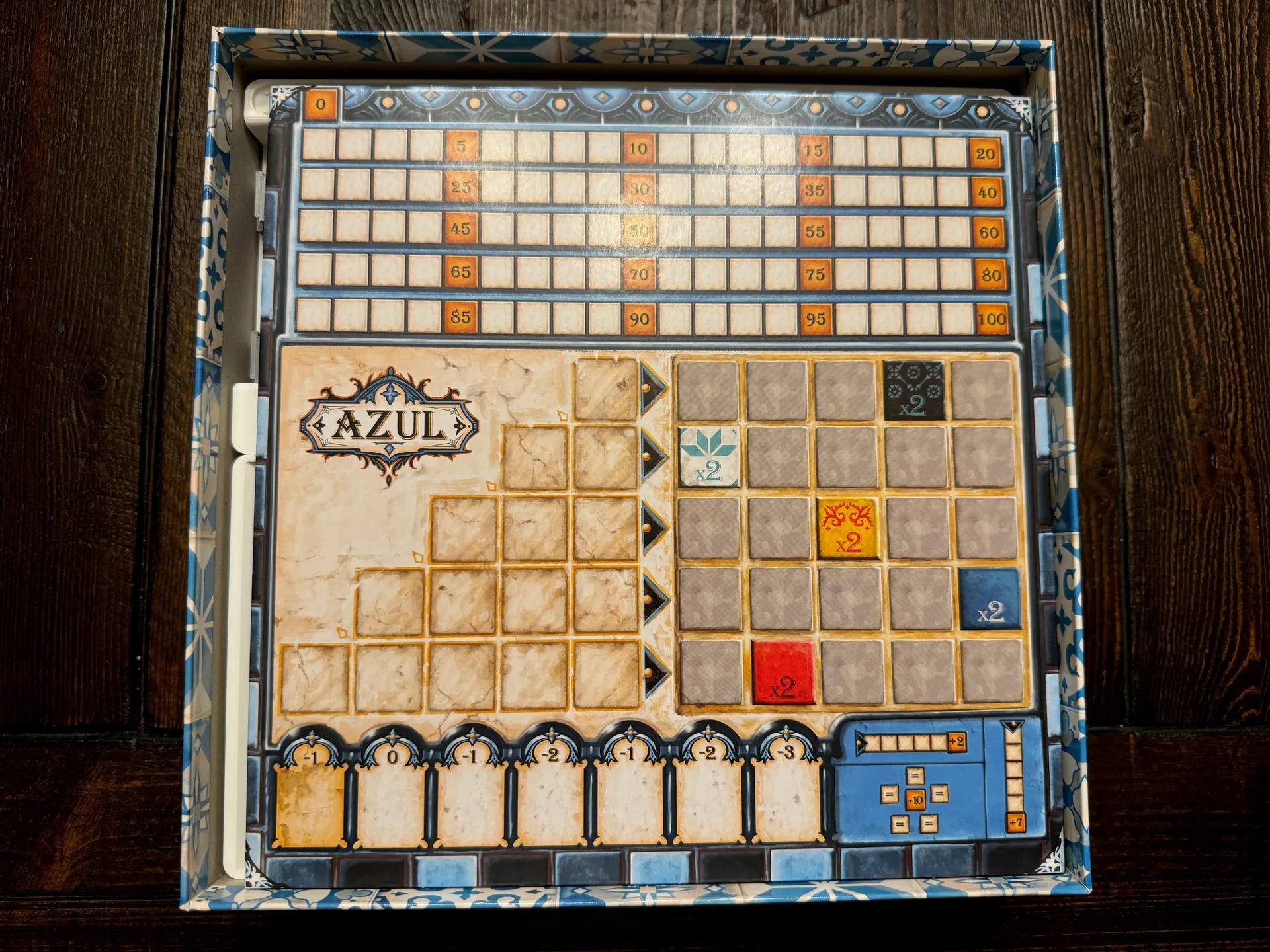Azul Insert/Organizer - Supports Crystal Mosaic Boards, Joker Tiles, and Special Factories Promo (etsy image id: 6272928184)