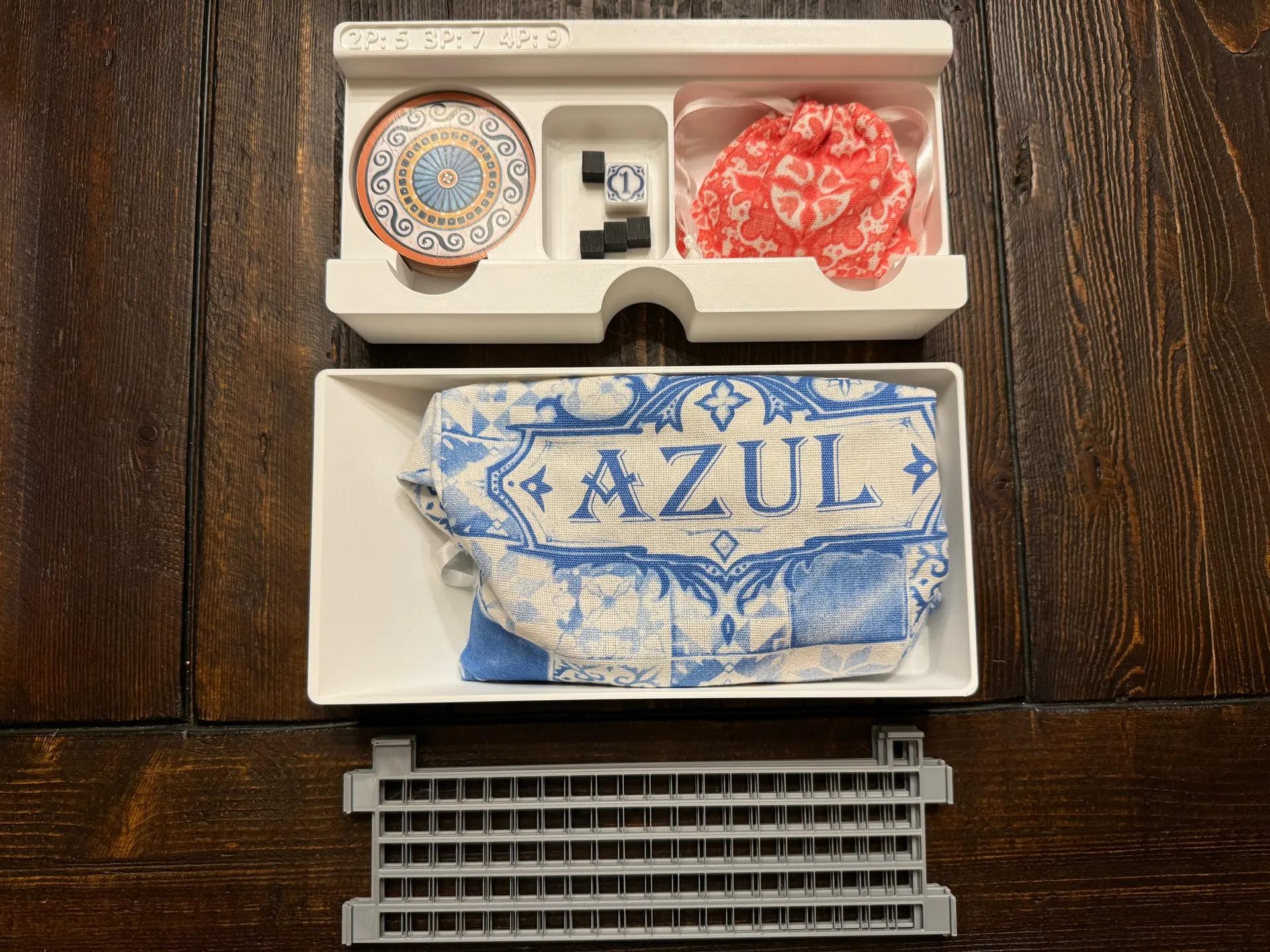 Azul Insert/Organizer - Supports Crystal Mosaic Boards, Joker Tiles, and Special Factories Promo (etsy image id: 6272928186)