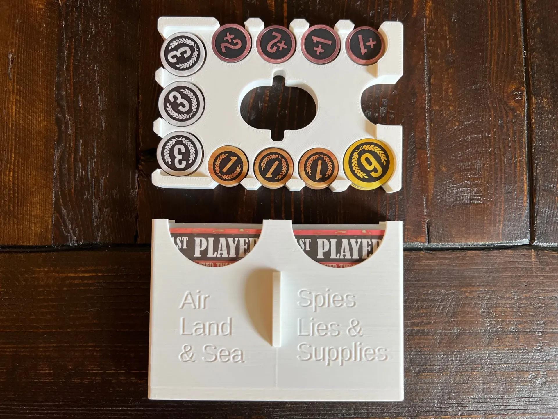 Air Land and Sea Board Game Insert and Organizer (etsy image id: 6272934422)