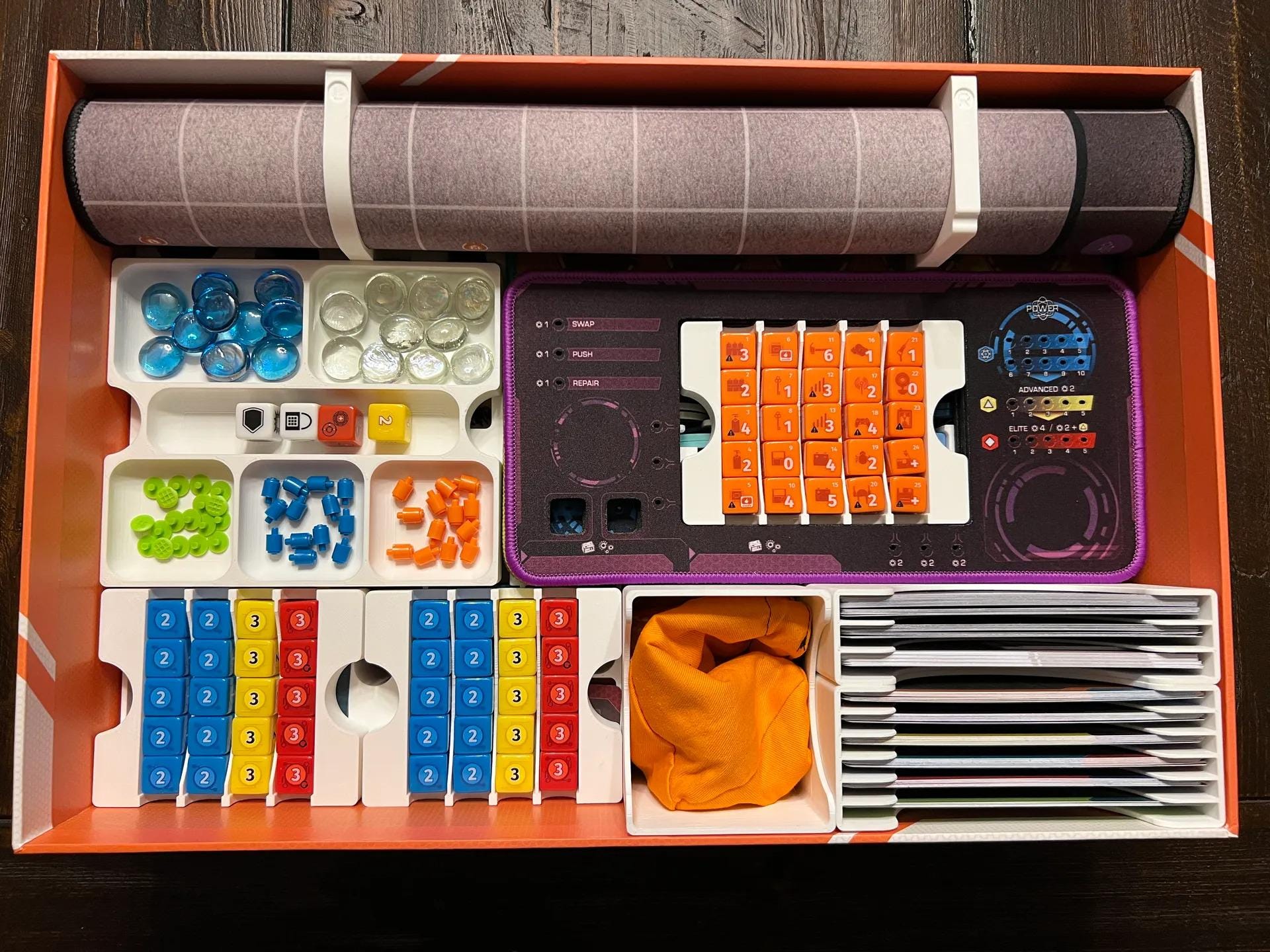 Burncycle + Expansions Board Game Insert / Organizer (etsy image id: 6272951264)