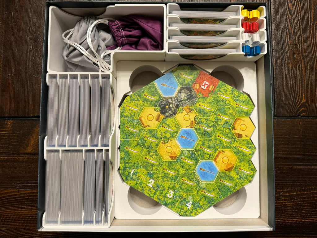 Quest for El Dorado (Lautapelit Edition) + Expansions/Promos Board Game Organizer and Insert (etsy image id: 6272972964)