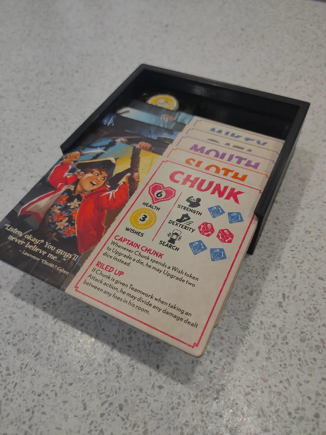 Goonies Never Say Die Board Game Insert and Organizer (etsy image id: 6273000892)