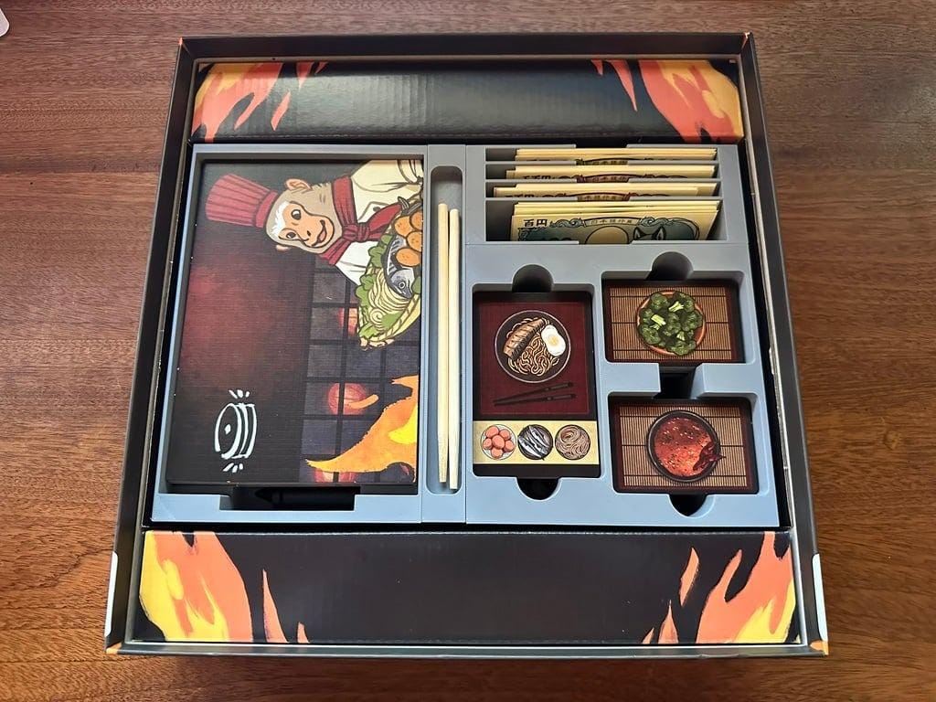 Hibachi + Expansions Board Game Organizer and Insert (etsy image id: 6273014500)