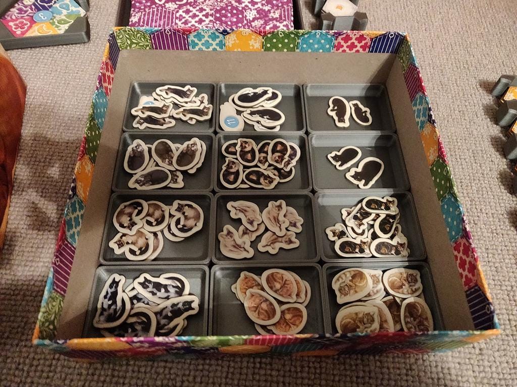 Calico Board Game Insert and Organizer (etsy image id: 6276493687)