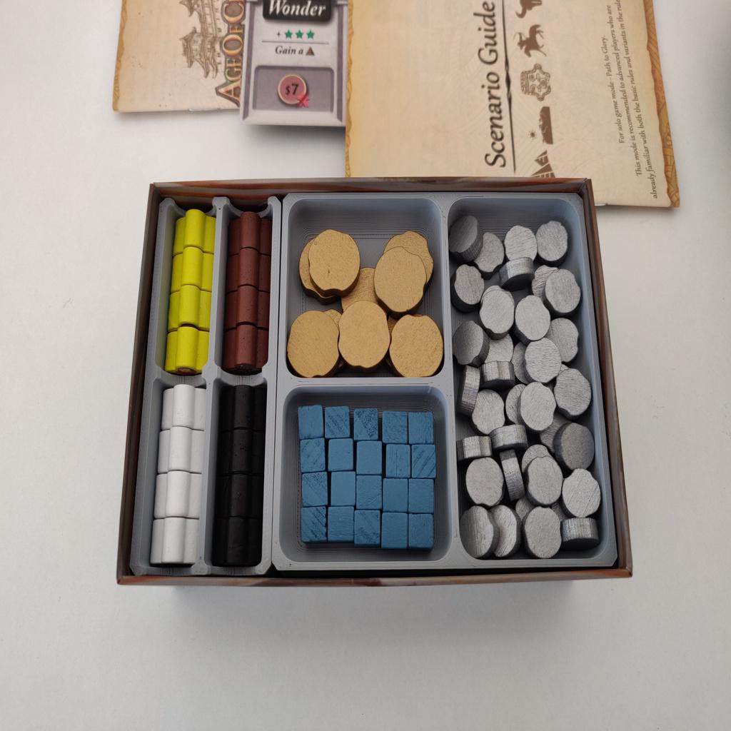 Age of Civilization Board Game Insert and Organizer (etsy image id: 6276516317)
