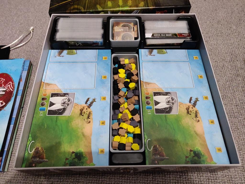 Raiders of the North Sea Collectors Edition Board Game Insert and Organizer (etsy image id: 6276557761)
