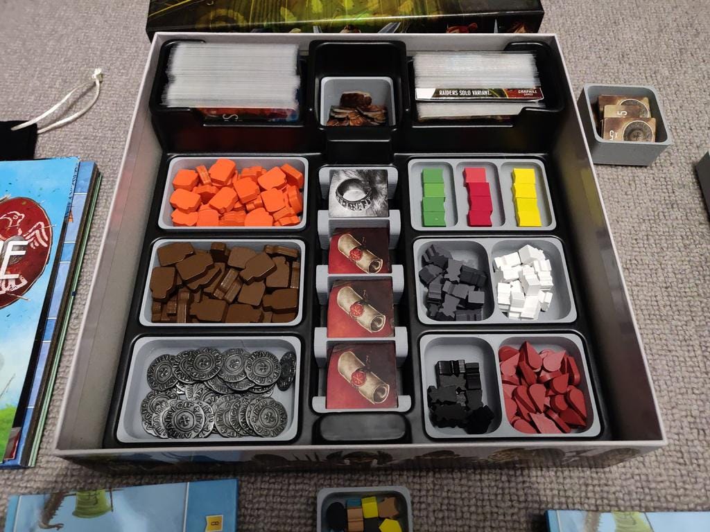 Raiders of the North Sea Collectors Edition Board Game Insert and Organizer (etsy image id: 6276557765)