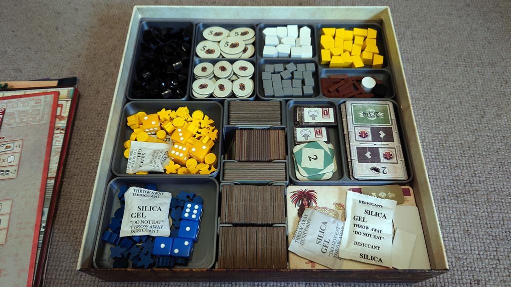 Teotihuacan: City of the Gods + Expansions Organizer and Insert (etsy image id: 6276623671)