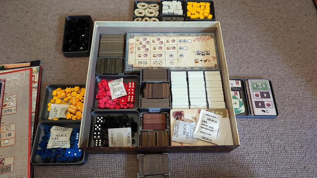 Teotihuacan: City of the Gods + Expansions Organizer and Insert (etsy image id: 6276623673)